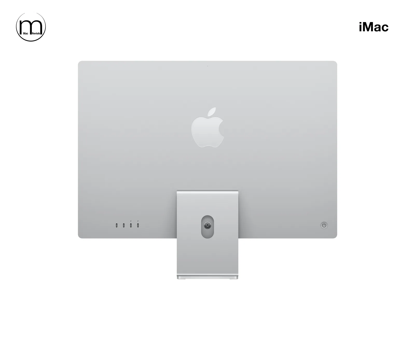 Back of iMac Silicon